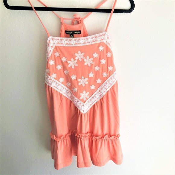 NWT Always Indigo Swing Top Peach - Picture 1 of 2